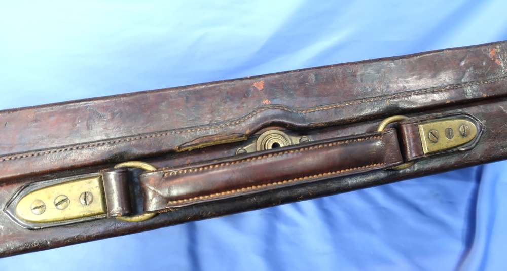James Purdey & Sons Two Gun Leather Case Antique-img-2