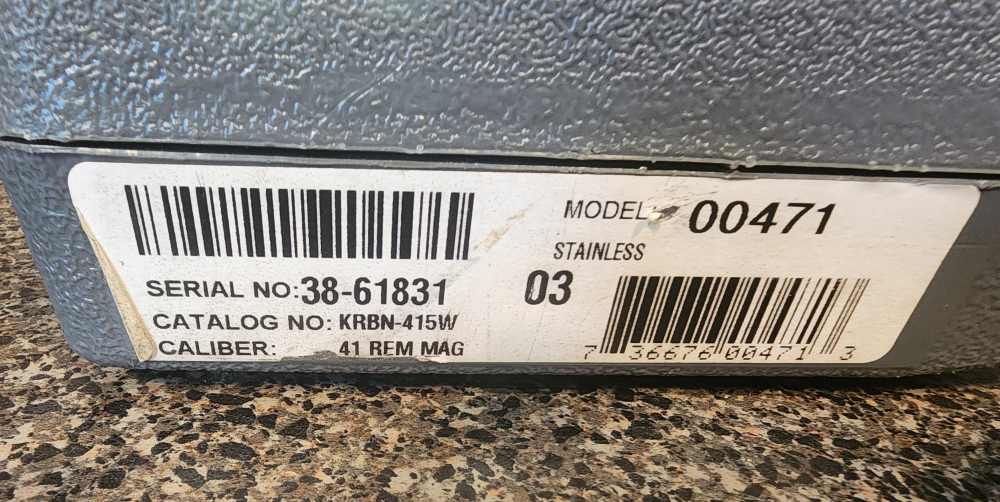 Rare Ruger New Model Blackhawk Bisley 41 rem mag-img-16