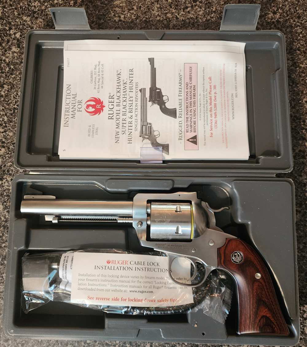 Rare Ruger New Model Blackhawk Bisley 41 rem mag-img-0