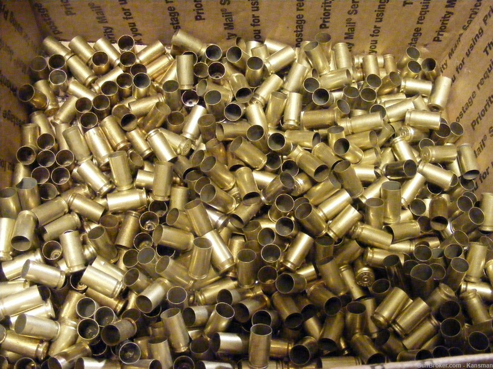 550 Empty Brass Cases .40 S&W Smith & Wesson Pistol Reloading Mixed Stamps-img-0