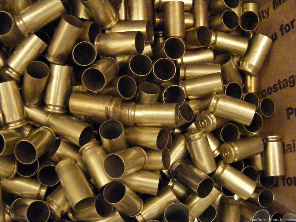 550 Empty Brass Cases .40 S&W Smith & Wesson Pistol Reloading Mixed Stamps-img-2