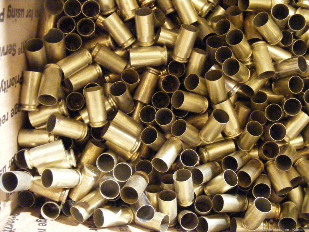 550 Empty Brass Cases .40 S&W Smith & Wesson Pistol Reloading Mixed Stamps-img-3