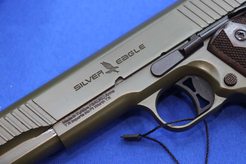 Balikli Arms 1911 Silver Eagle Pistol 45ACP OD GREEN Walnut Grip BLK45-1911-img-3