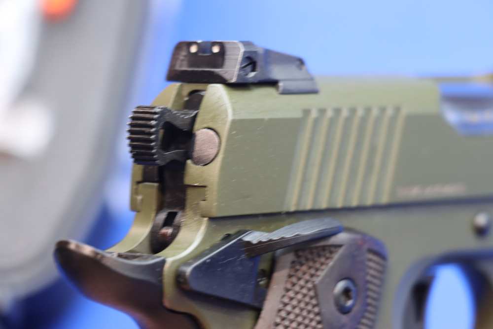 Balikli Arms 1911 Silver Eagle Pistol 45ACP OD GREEN Walnut Grip BLK45-1911-img-20