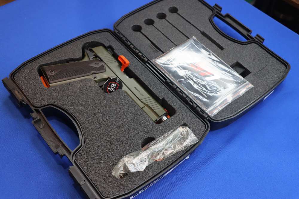 Balikli Arms 1911 Silver Eagle Pistol 45ACP OD GREEN Walnut Grip BLK45-1911-img-30