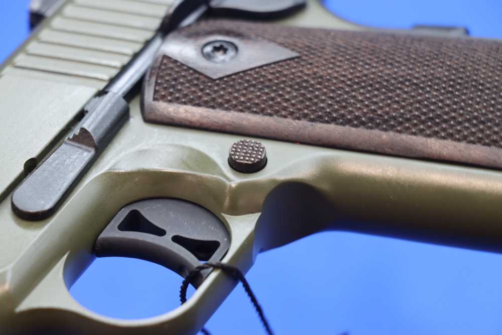 Balikli Arms 1911 Silver Eagle Pistol 45ACP OD GREEN Walnut Grip BLK45-1911-img-25