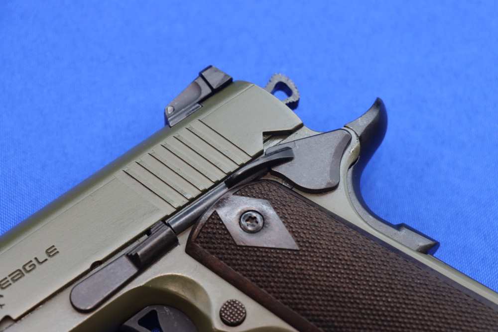 Balikli Arms 1911 Silver Eagle Pistol 45ACP OD GREEN Walnut Grip BLK45-1911-img-5