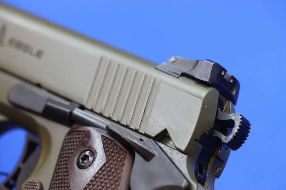Balikli Arms 1911 Silver Eagle Pistol 45ACP OD GREEN Walnut Grip BLK45-1911-img-21