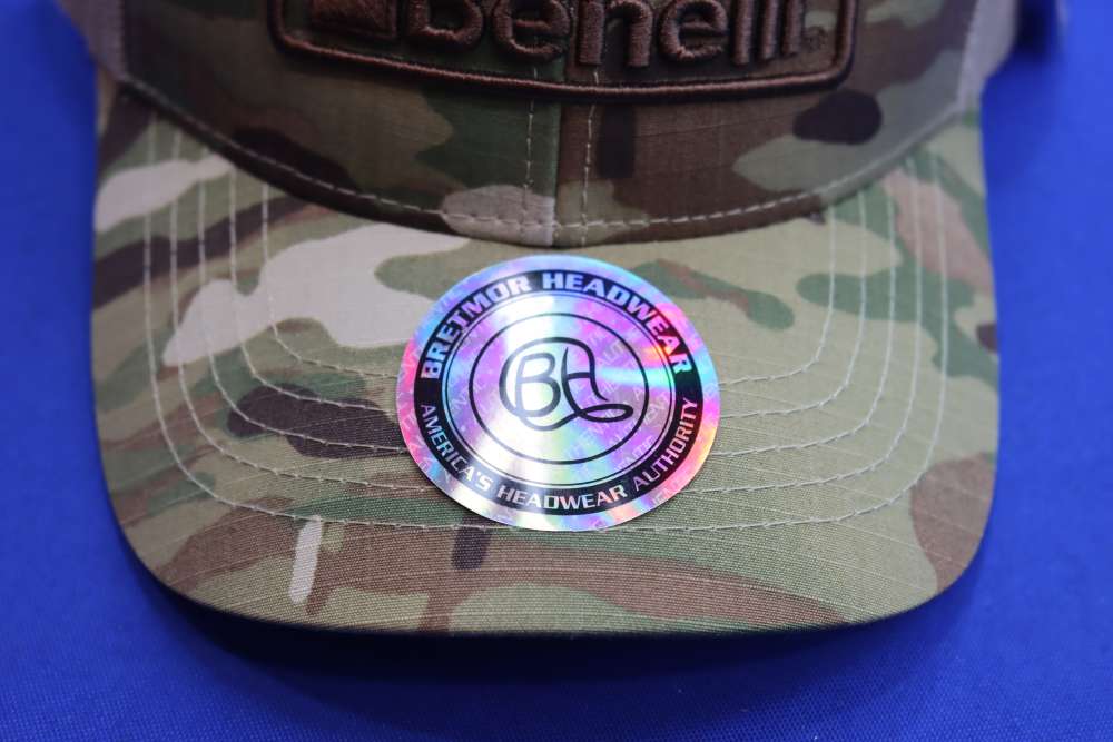 Benelli Factory Original Multicam CAMO Trucker Ball Cap Hat Snapback NEW !-img-3