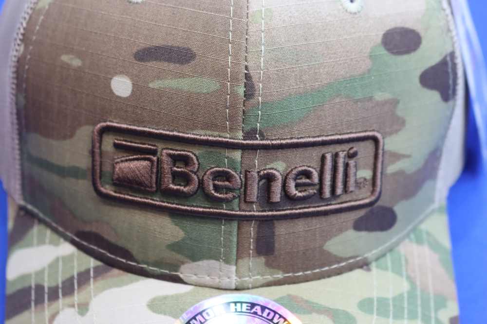 Benelli Factory Original Multicam CAMO Trucker Ball Cap Hat Snapback NEW !-img-2