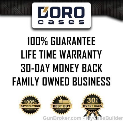 5 Pistol 18 Magazine DORO Heavy Duty Case w/ Blue TopGuard Foam-img-6