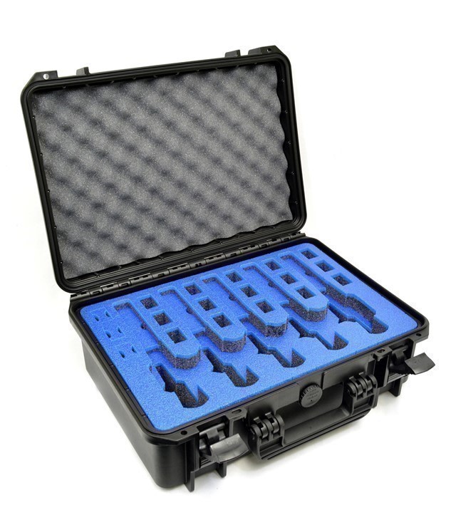 5 Pistol 18 Magazine DORO Heavy Duty Case w/ Blue TopGuard Foam-img-0