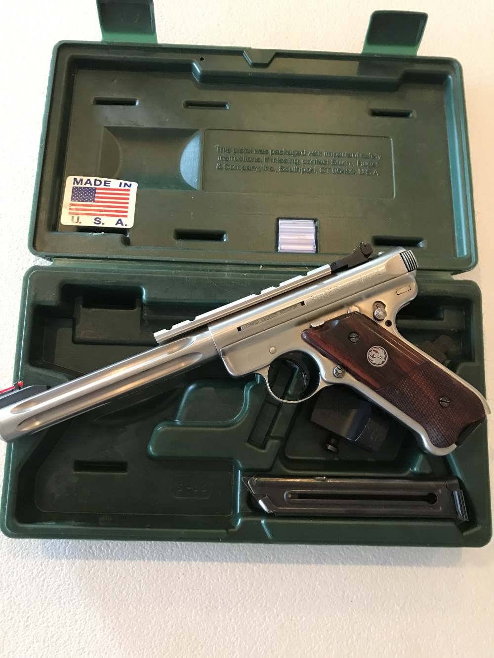 RUGER MKIII HUNTER 22LR W/BURRIS FASTFIRE II USED!-img-2