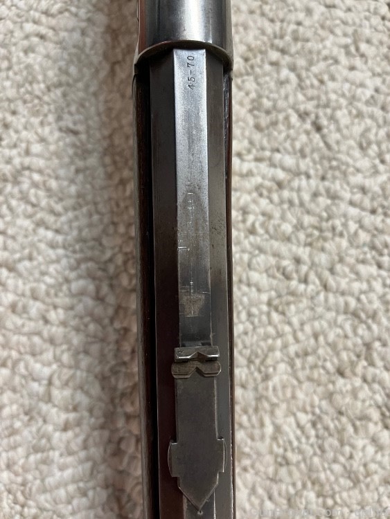 Winchester 1886 antique Pistol Grip semi-deluxe Special Order 45-70-img-10