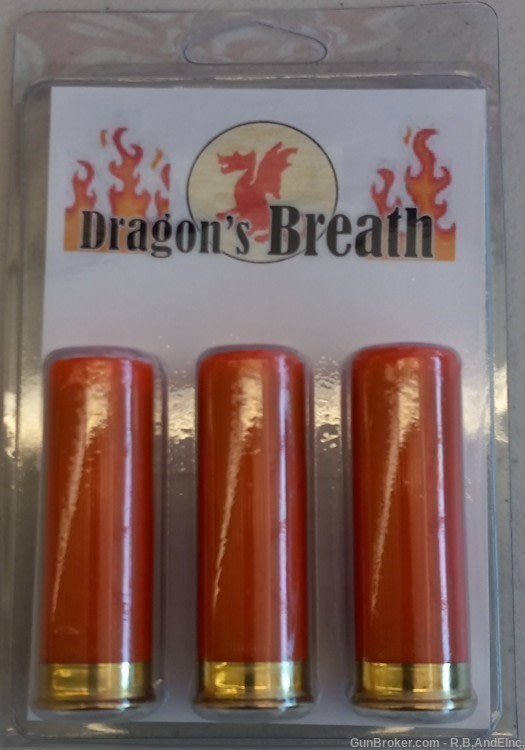 Paraklese Technologies LLC Dragon's Breath 12 ga Exotic Shotshells 3pk-img-0