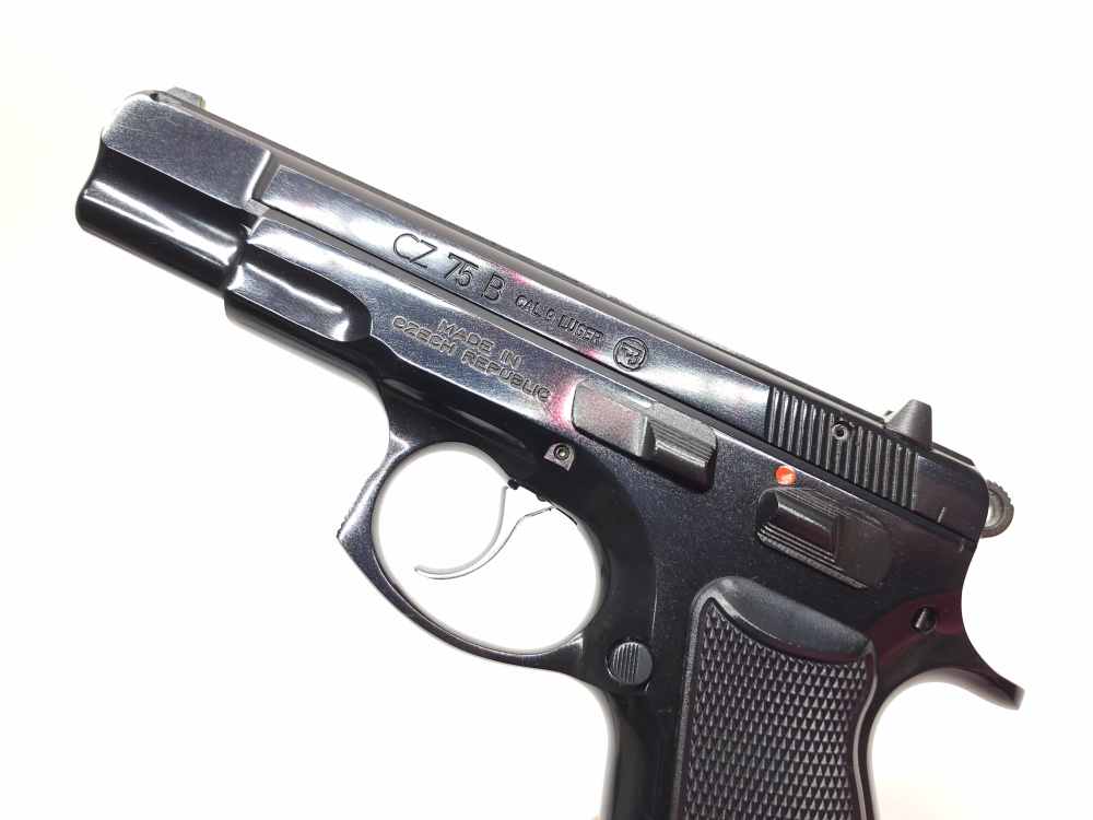 CZ 75 B 9mm Rare Glossy Blue Finish CZUSA 75B w/Box DA/SA *Excellent*-img-3