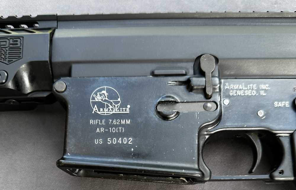 Armalite AR-10 (T) .308 Semiauto Rifle, Customized, SureFire Flash Hider-img-5