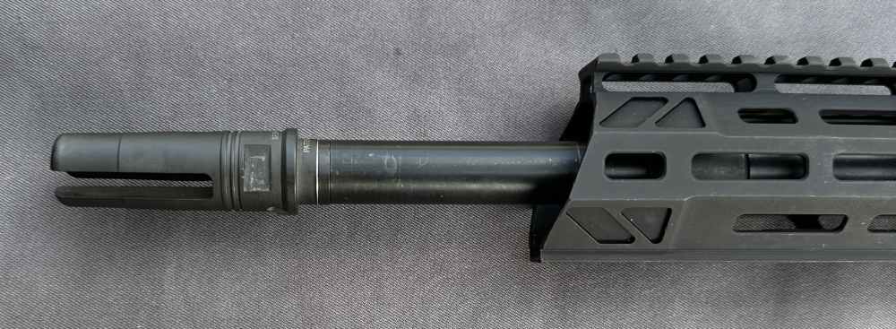 Armalite AR-10 (T) .308 Semiauto Rifle, Customized, SureFire Flash Hider-img-11