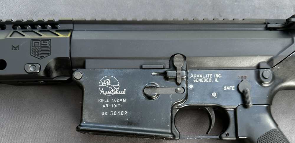 Armalite AR-10 (T) .308 Semiauto Rifle, Customized, SureFire Flash Hider-img-4