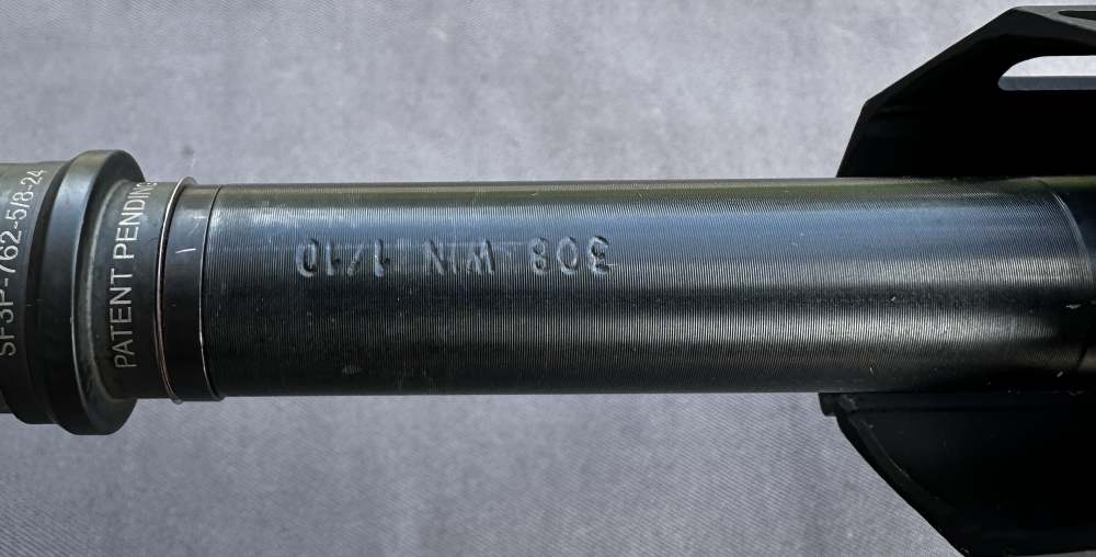 Armalite AR-10 (T) .308 Semiauto Rifle, Customized, SureFire Flash Hider-img-40