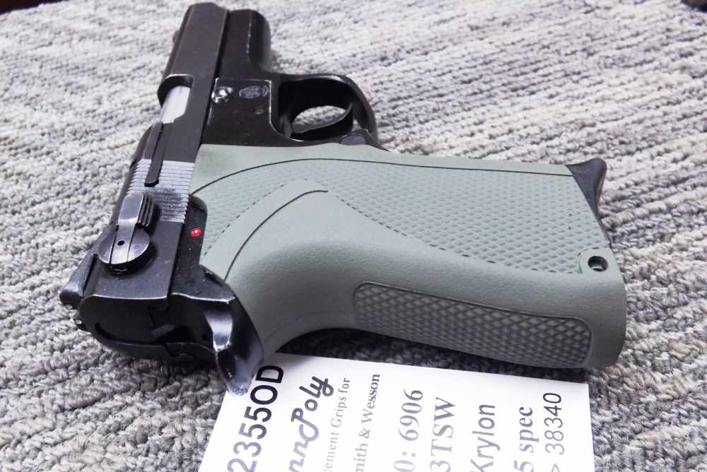 S&W 6904 6906 6946 4013TSW OD Green Grip Smith & Wesson 6900 3 ship free -img-6