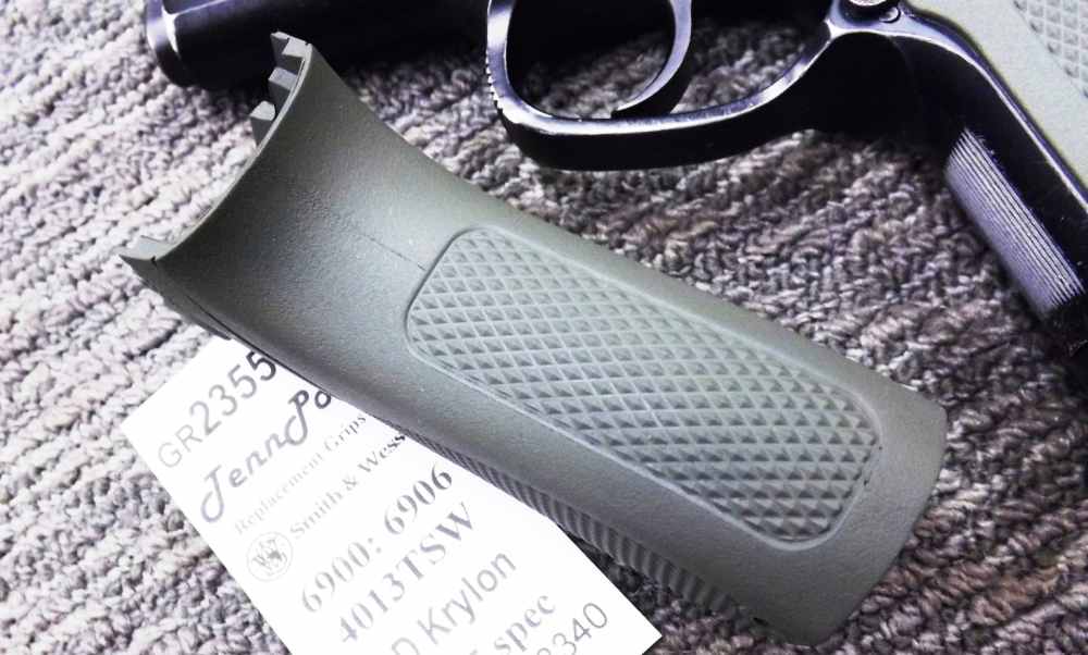 S&W 6904 6906 6946 4013TSW OD Green Grip Smith & Wesson 6900 3 ship free -img-2