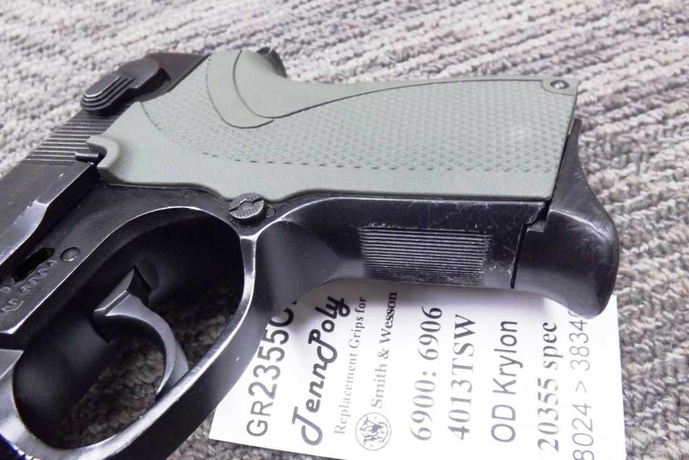 S&W 6904 6906 6946 4013TSW OD Green Grip Smith & Wesson 6900 3 ship free -img-10