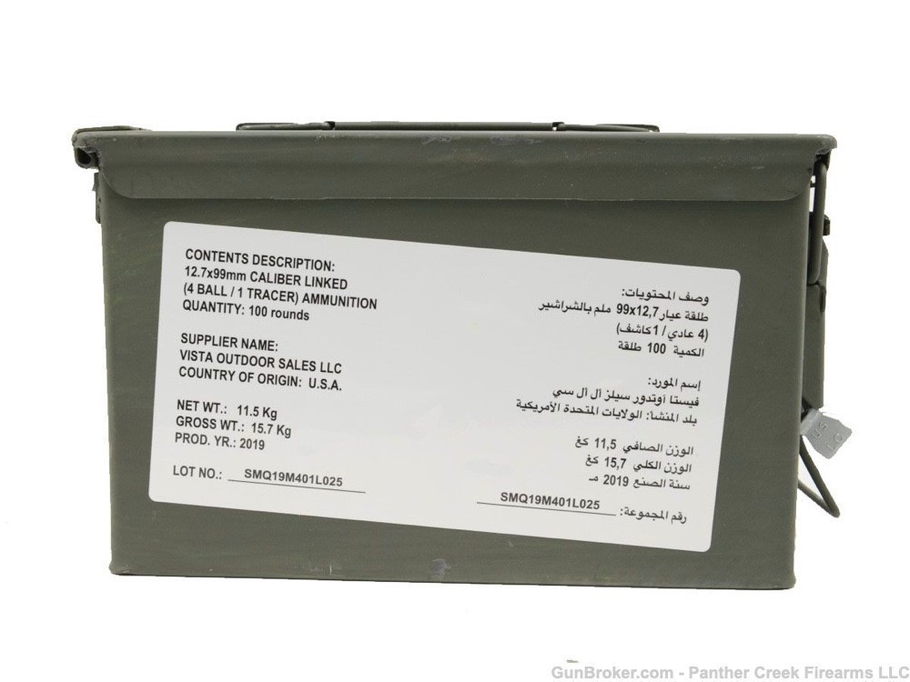 Federal .50 BMG LAKEXMA557 M33/M17 4:1 Ball and Tracer Linked-img-1