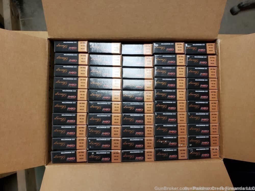 PMC Bronze .223 55gr FMJ ammo Case 1000 Rounds Bulk 223A-img-0