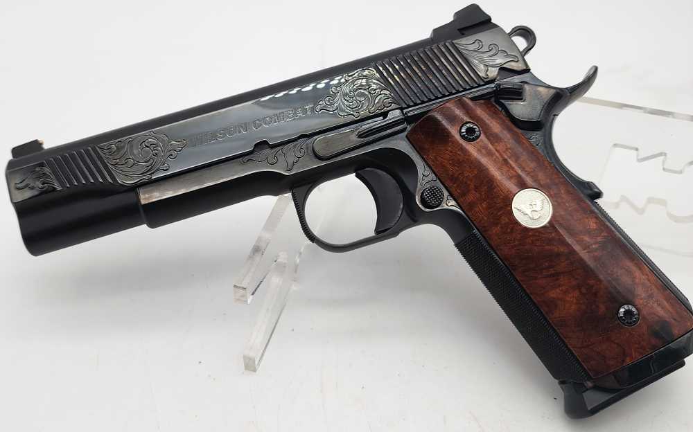 Wilson Combat Tactical Supergrade 1911 45ACP Blued Engraved 5" Layaway-img-12