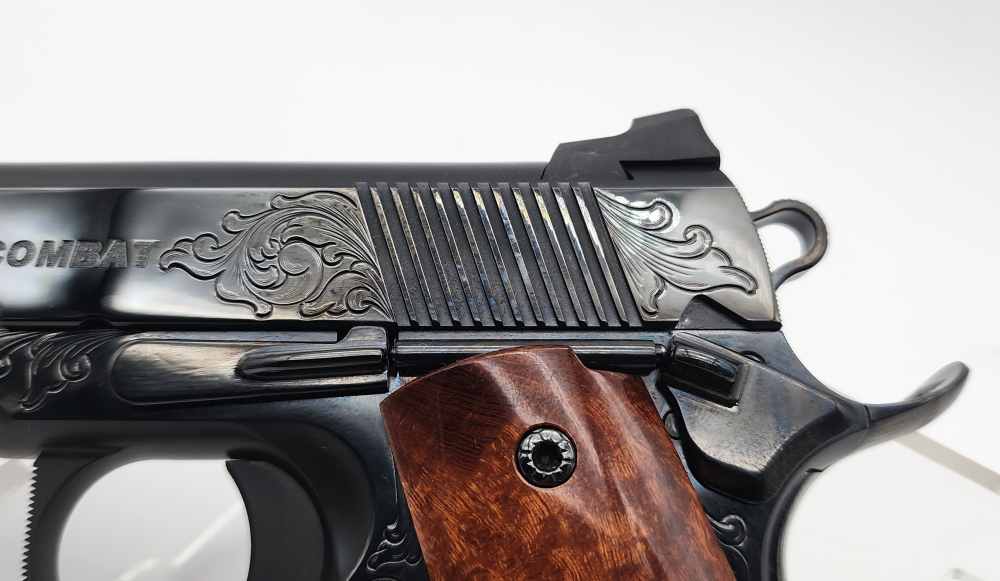 Wilson Combat Tactical Supergrade 1911 45ACP Blued Engraved 5" Layaway-img-16