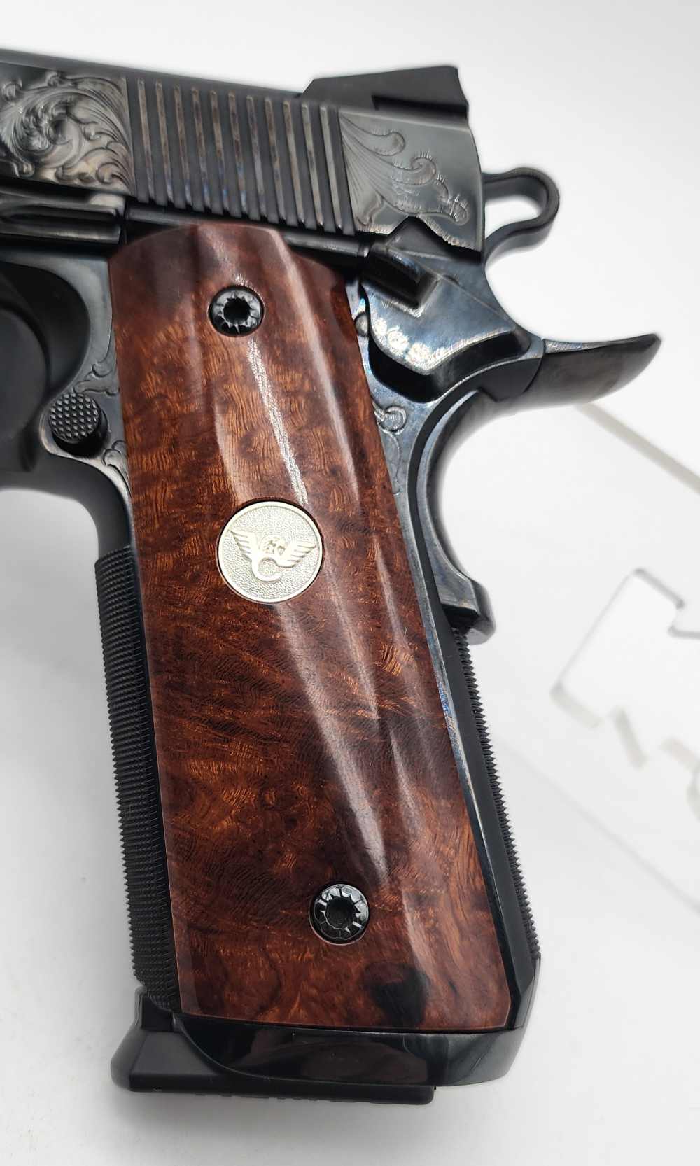 Wilson Combat Tactical Supergrade 1911 45ACP Blued Engraved 5" Layaway-img-13
