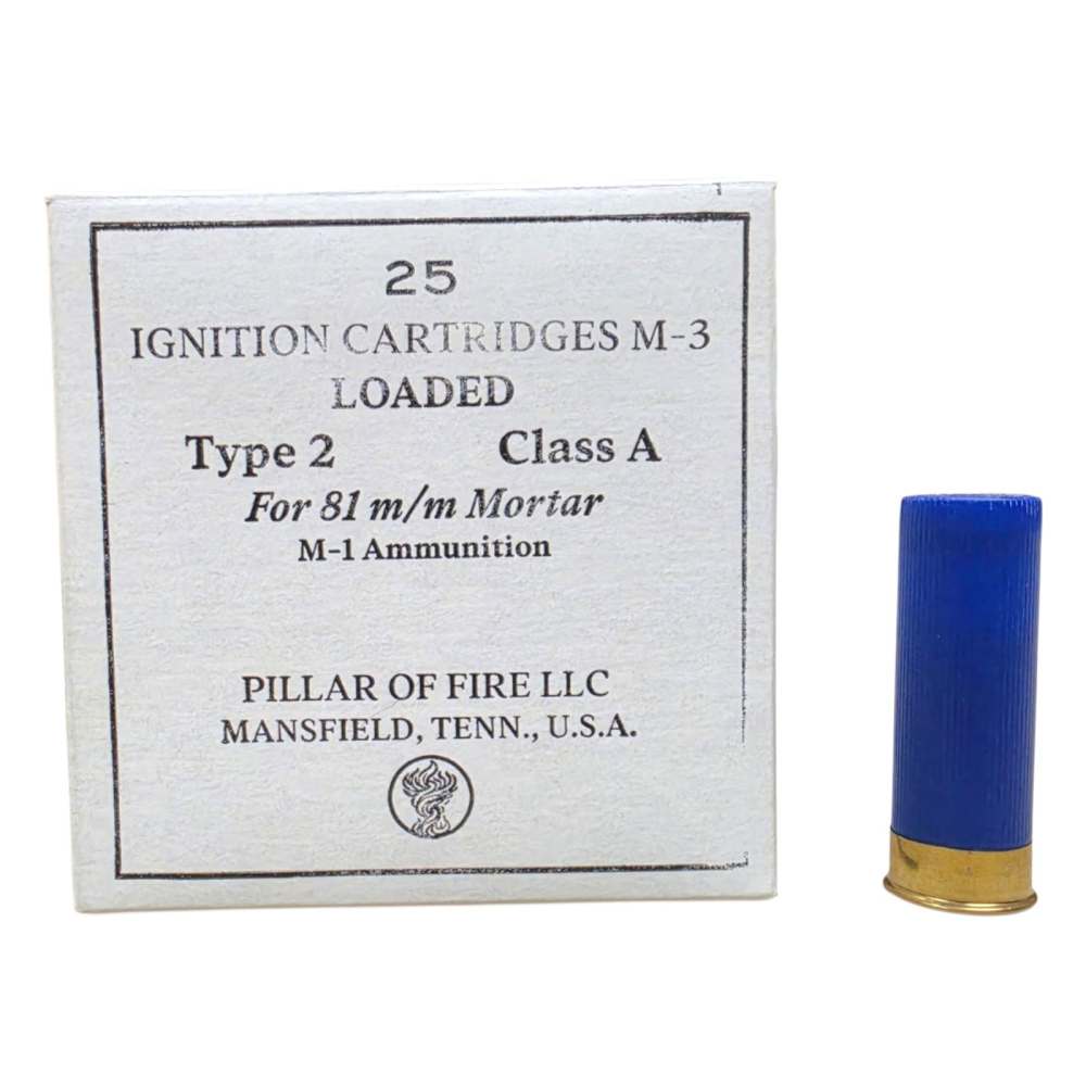 81mm/82mm M3 Ignition Cartridges - 25ct Box-img-0