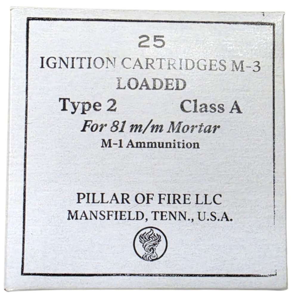 81mm/82mm M3 Ignition Cartridges - 25ct Box-img-3