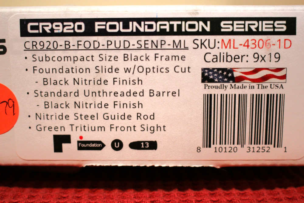 Shadow Systems CR920 Subcompact 9mm 3 Mags, Optics Ready, Tritium LNIB-img-10