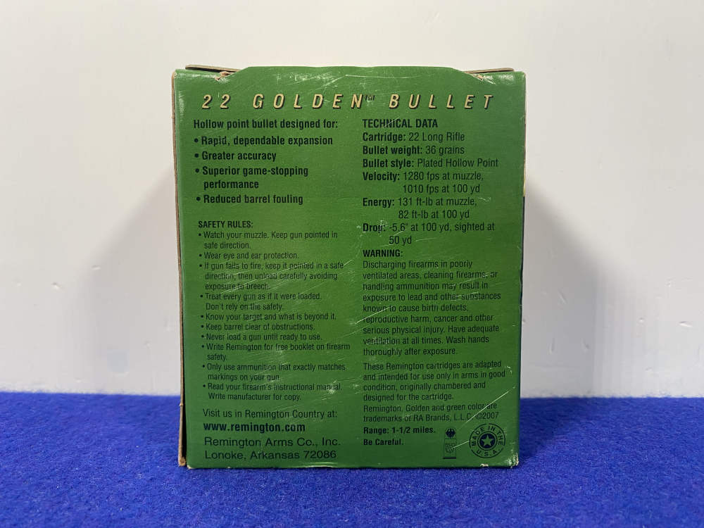 Remington 22 Golden Bullet .22LR 1,100Rds 36PHP *GREATER ACCURACY* -img-4