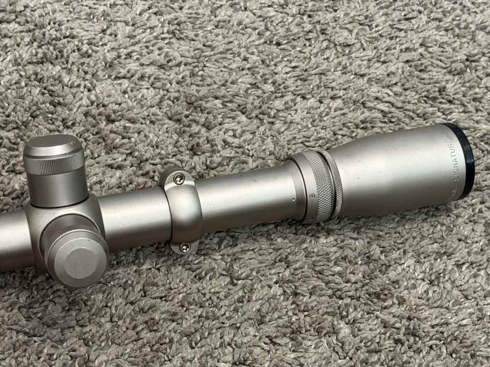 Burris signature 8-32x50 mm rifle scope silver ss 1” tube duplex USA 1/8”-img-7