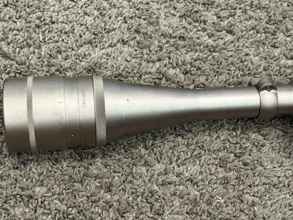 Burris signature 8-32x50 mm rifle scope silver ss 1” tube duplex USA 1/8”-img-8