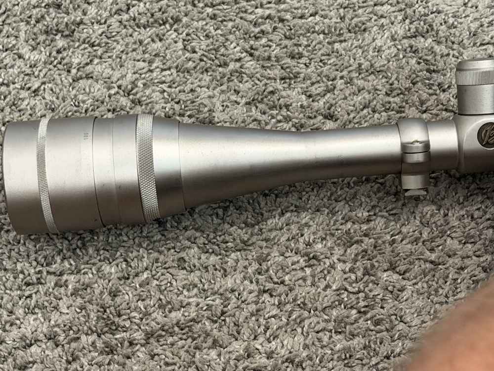 Burris signature 8-32x50 mm rifle scope silver ss 1” tube duplex USA 1/8”-img-2