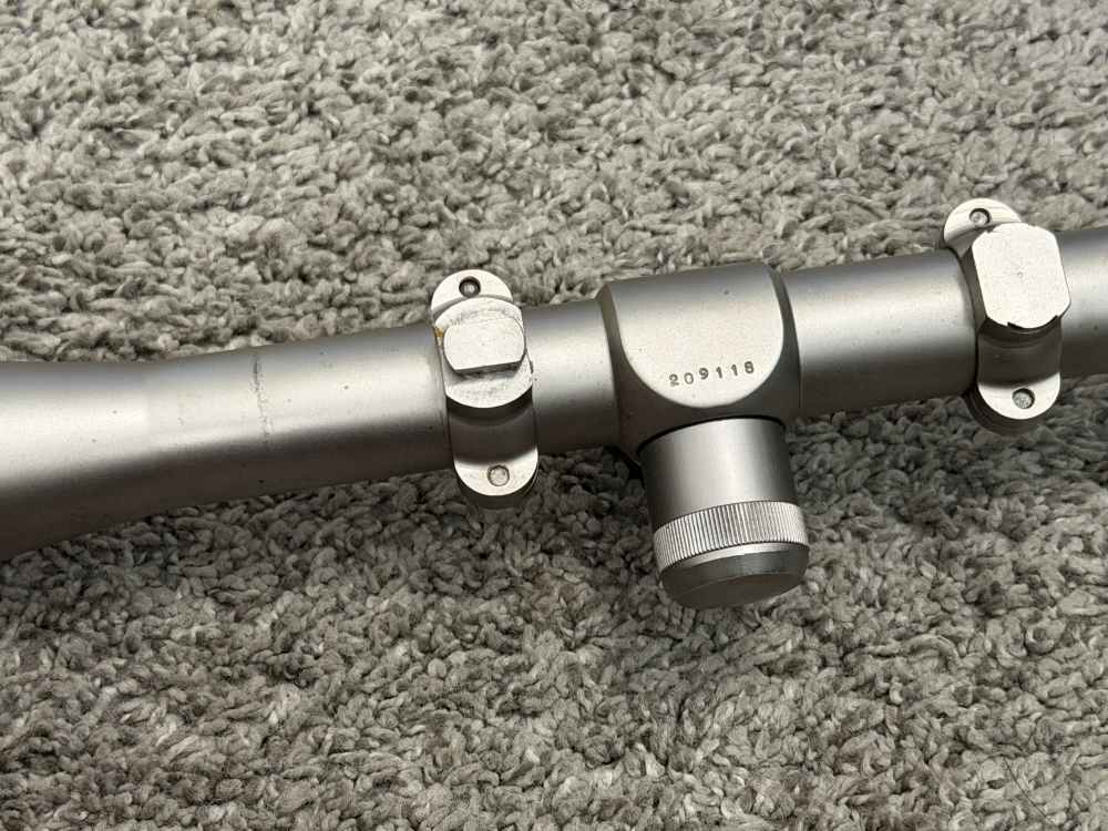 Burris signature 8-32x50 mm rifle scope silver ss 1” tube duplex USA 1/8”-img-5