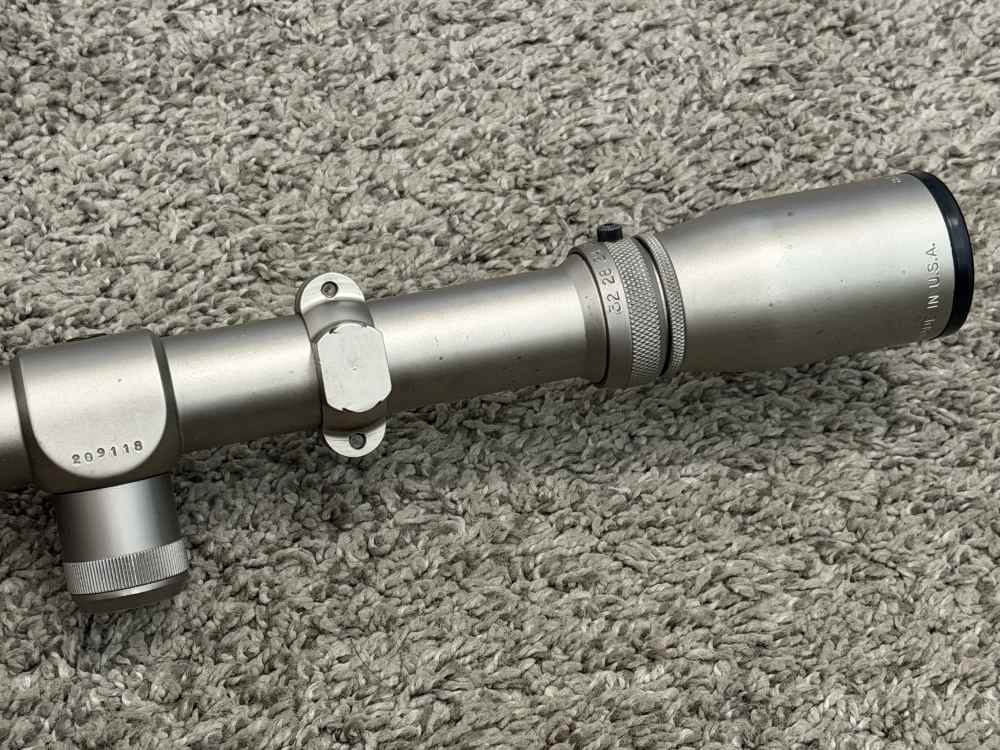 Burris signature 8-32x50 mm rifle scope silver ss 1” tube duplex USA 1/8”-img-3