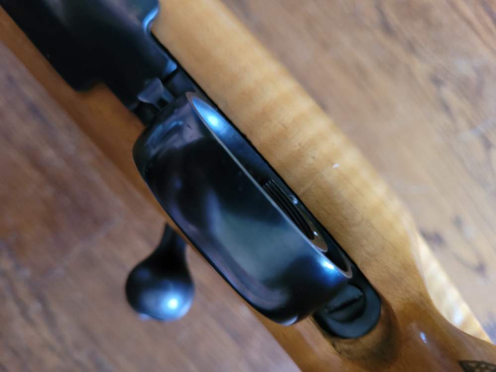 Winchester Model 70 Pre-64 Heavy Varmint .220 Swift Malcom 8x scope-img-29
