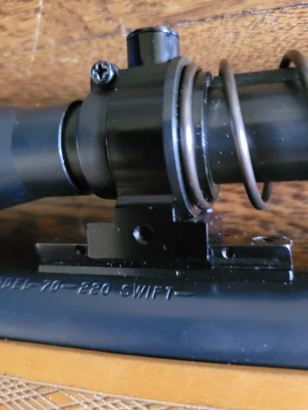 Winchester Model 70 Pre-64 Heavy Varmint .220 Swift Malcom 8x scope-img-21