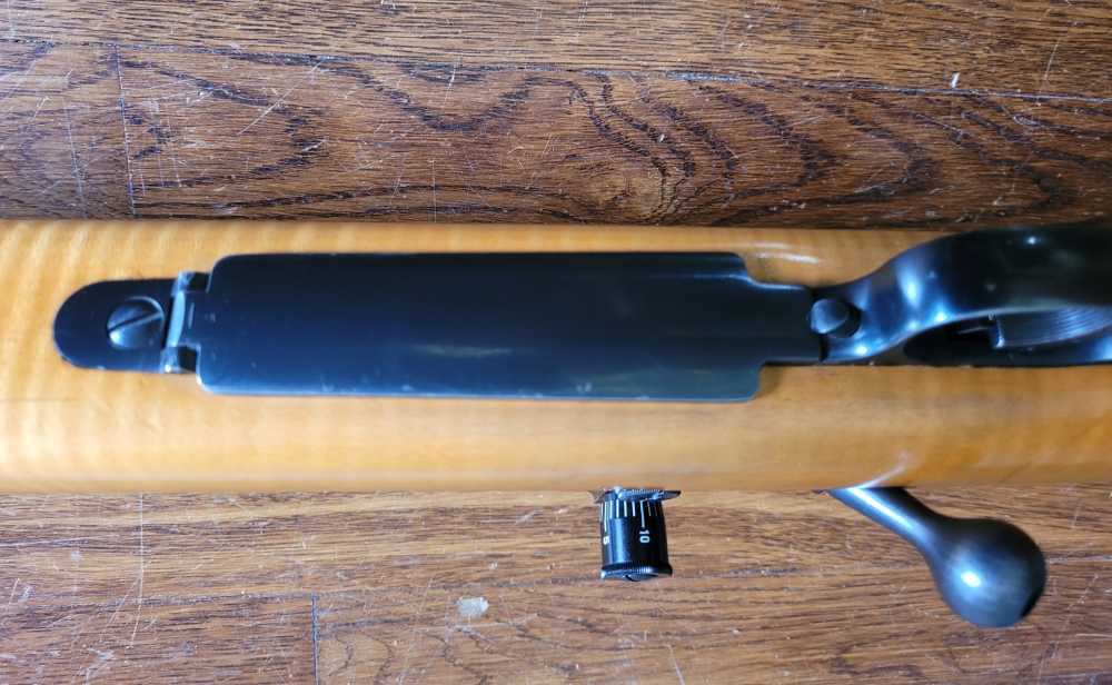Winchester Model 70 Pre-64 Heavy Varmint .220 Swift Malcom 8x scope-img-5