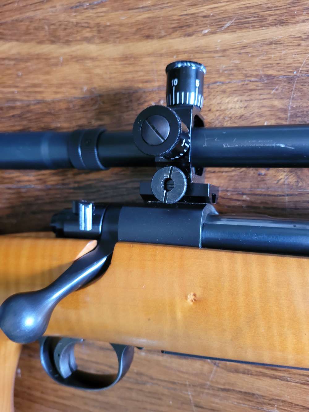 Winchester Model 70 Pre-64 Heavy Varmint .220 Swift Malcom 8x scope-img-3