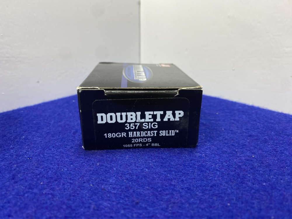 20Rds DoubleTap 357 SIG 180Gr Hardcast Solid Ammunition *HEAVYWEIGHT LOAD*-img-7