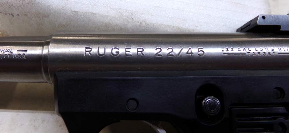 Used Ruger Mark II 22/45 Pistol with a 5 1/4" barrel & original box-img-1