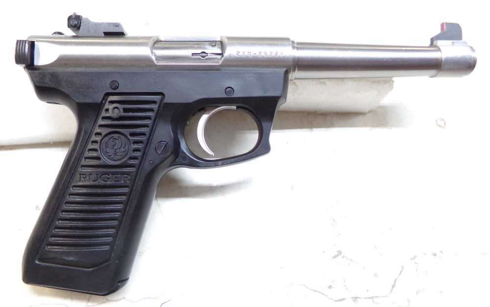 Used Ruger Mark II 22/45 Pistol with a 5 1/4" barrel & original box-img-3