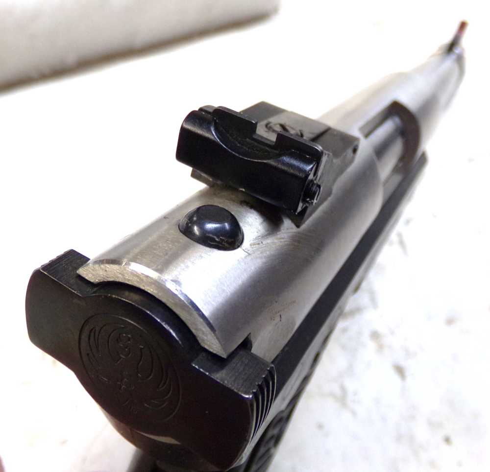 Used Ruger Mark II 22/45 Pistol with a 5 1/4" barrel & original box-img-7