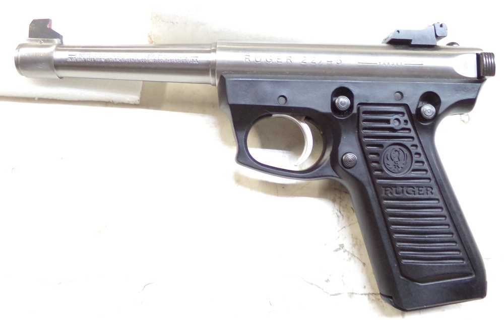 Used Ruger Mark II 22/45 Pistol with a 5 1/4" barrel & original box-img-0